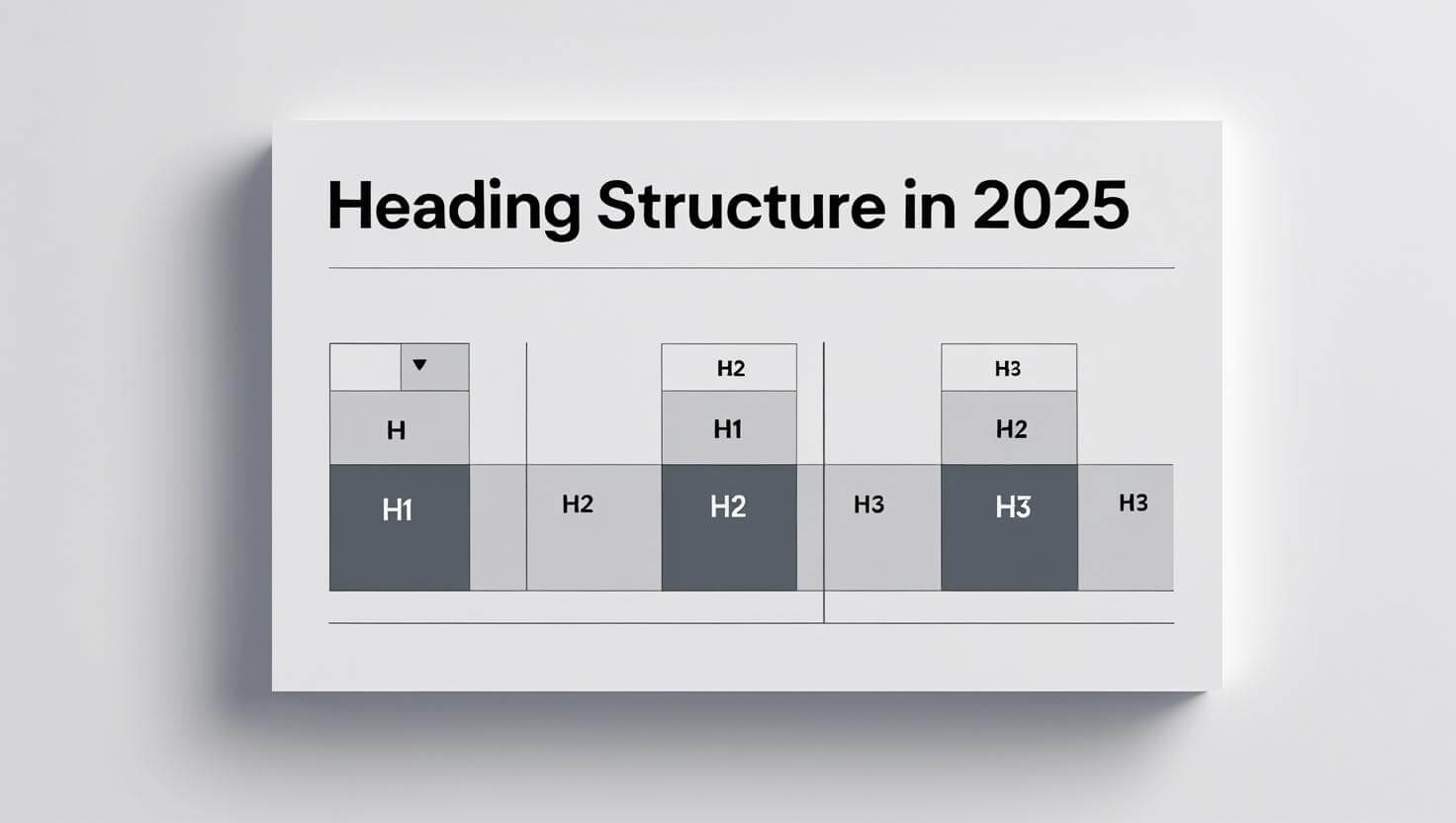 Heading structure in seo Heading Structure in SEO: Best Practices for 2025