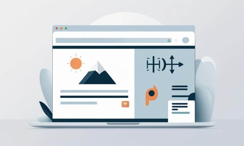 alt text vs image description on a laptop